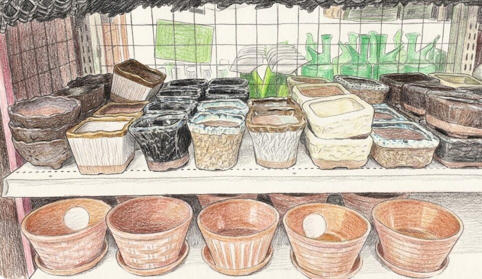 100均でミニ盆栽の鉢を見つける選び方のコツ