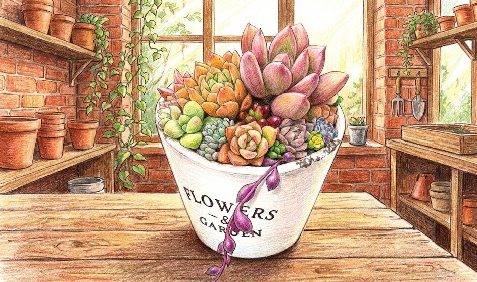 100均の鉢で寄せ植えを作る準備と加工