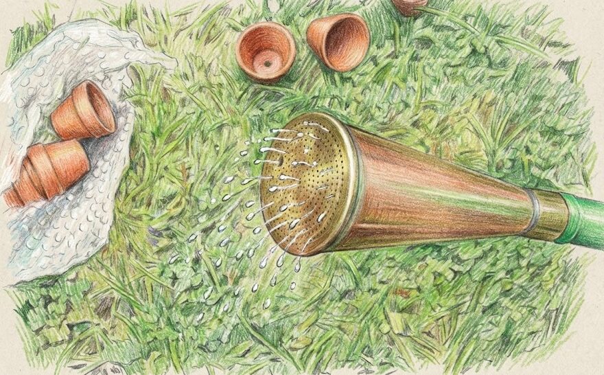 じょうろのハス口が細かい製品を選ぶべき理由