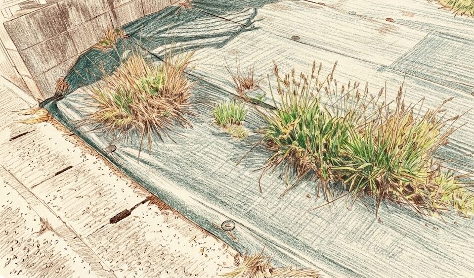 防草シートを整地しないで敷く前の必須知識