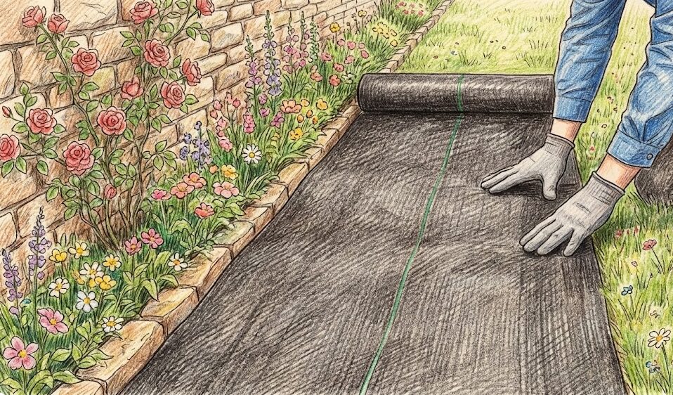 雨の日の防草シート施工は避けるべき理由