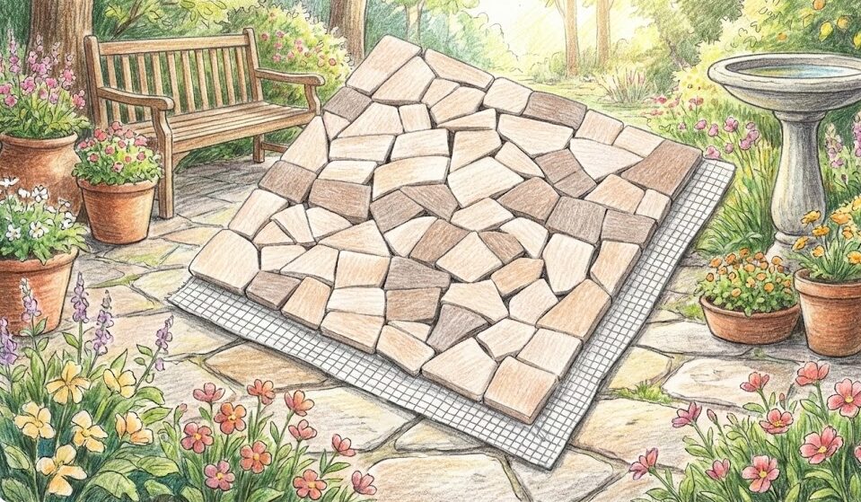 防草シートとレンガの失敗しない工法