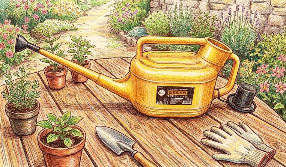 除草剤の撒き方でじょうろを使う際の基本と注意点