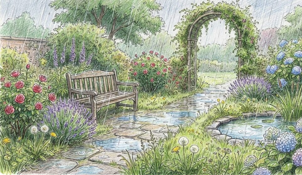 雨の日は避け天候を確認して散布