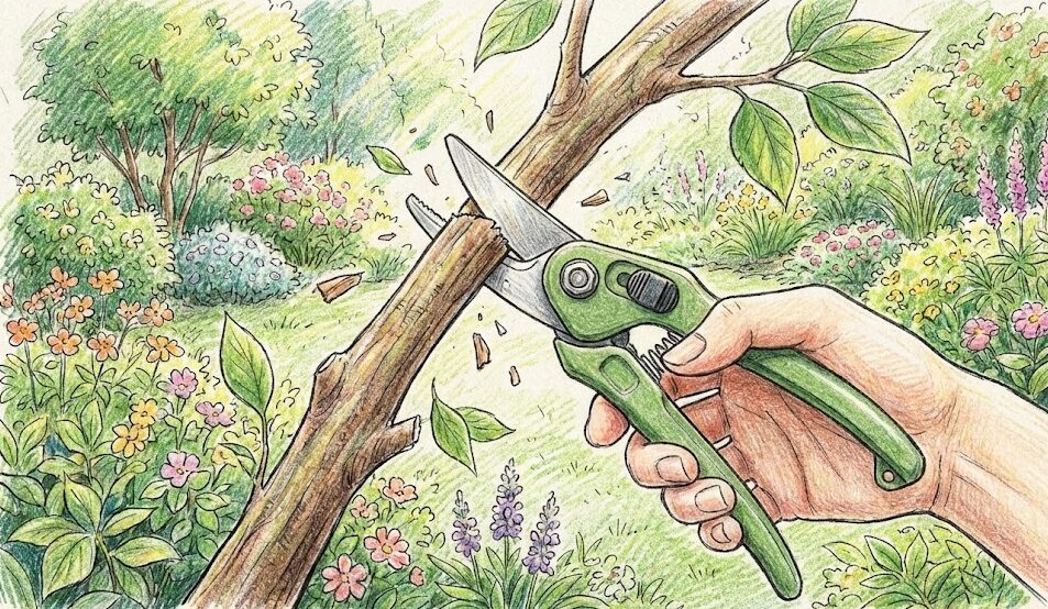 100均の剪定バサミを長持ちさせるメンテナンス