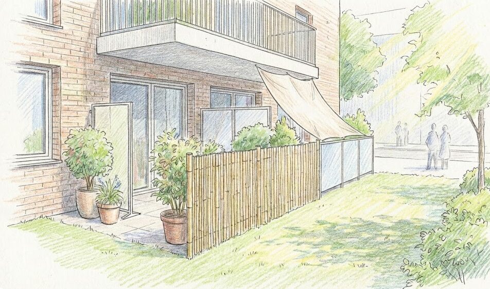 マンション専用庭の目隠しで失敗しないルール