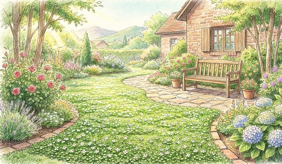 庭を人工芝以外でおしゃれかつ安くする方法