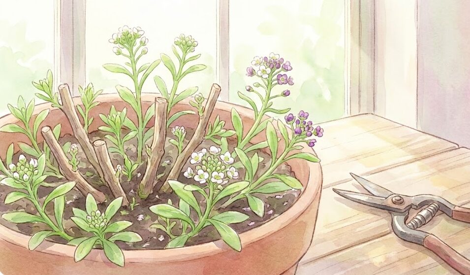 アリッサムの切り戻し後の復活と管理テクニック