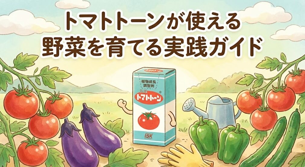 トマトトーンが使える野菜を育てる実践ガイド
