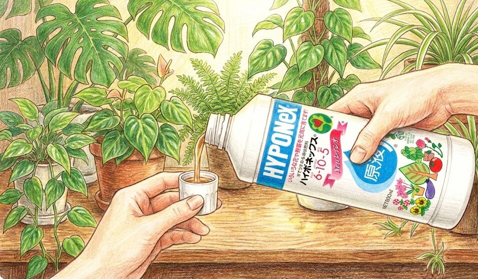 ハイポネックスの葉面散布の効果と正しいやり方
