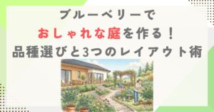 ブルーベリーでおしゃれな庭を作る！品種選びと3つのレイアウト術