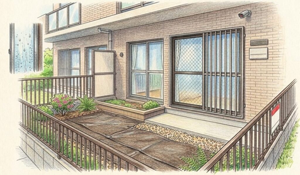 マンションの専用庭による後悔を防ぐ対策