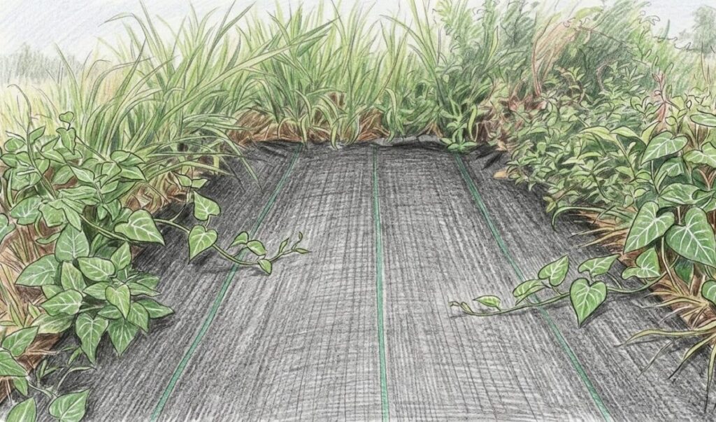 地下茎で増える雑草の駆除後に行う予防策