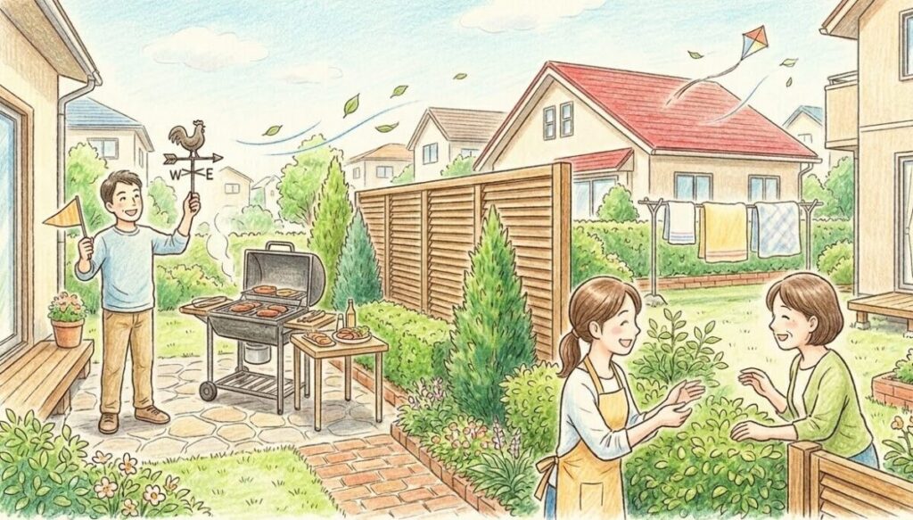庭でのバーベキューの煙対策と近隣配慮