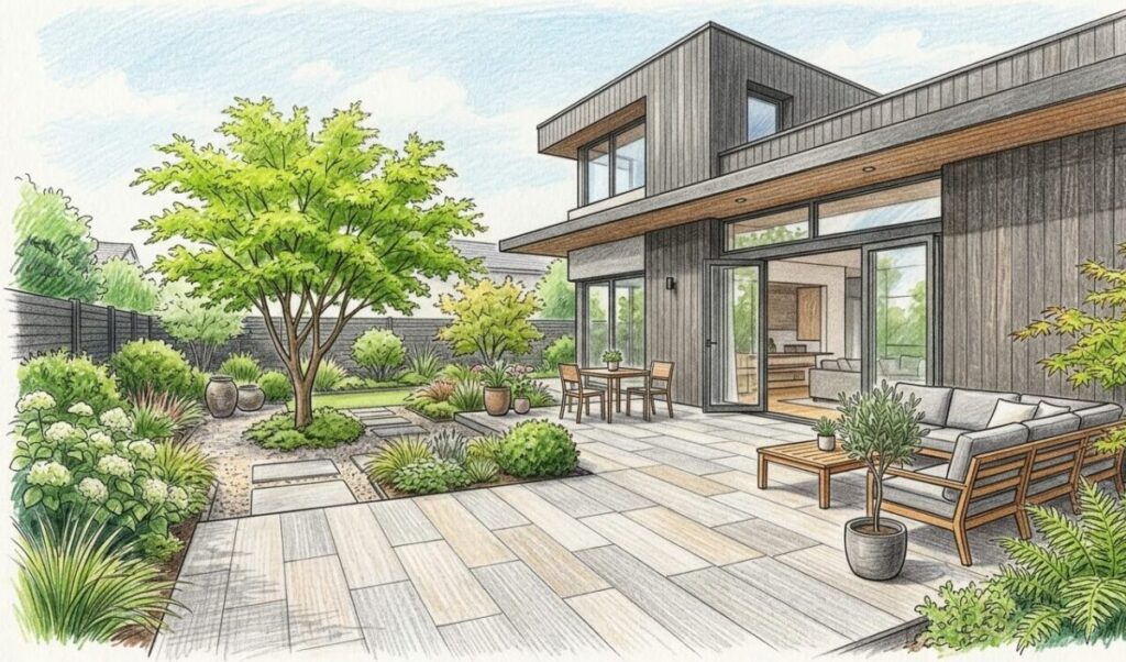 庭のタイルデッキ設置で後悔する原因