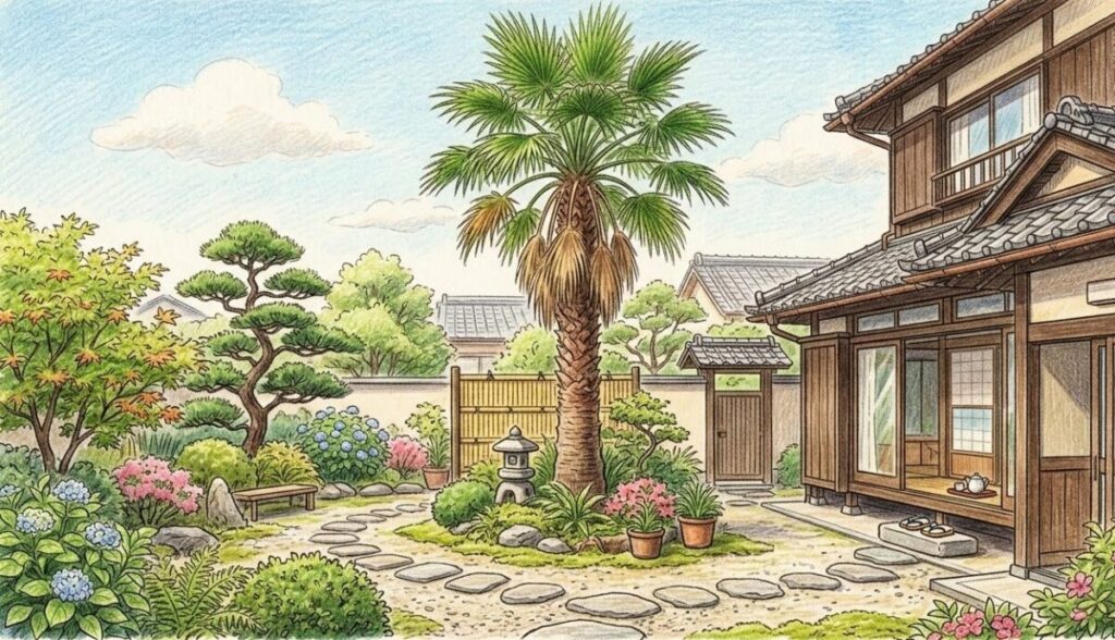 庭のヤシの木で後悔しないための対策