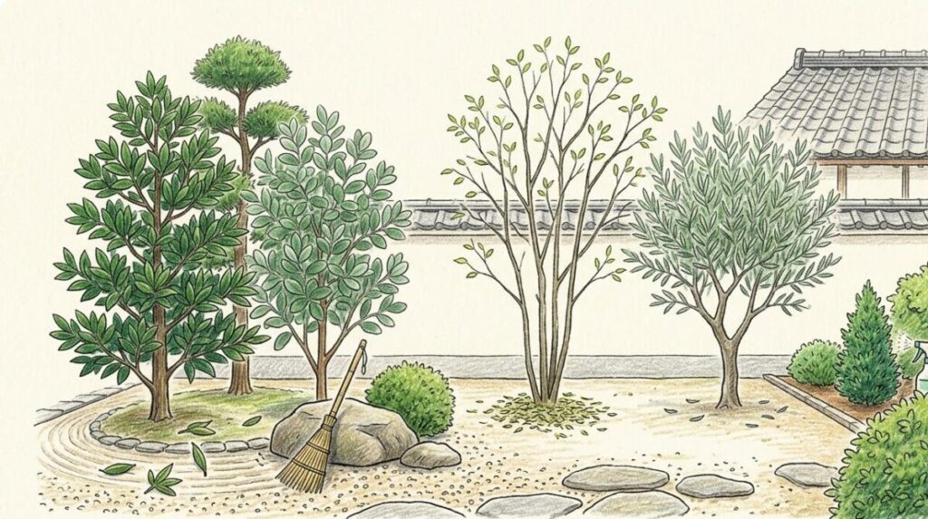 雑木の庭での後悔を防ぐ管理術