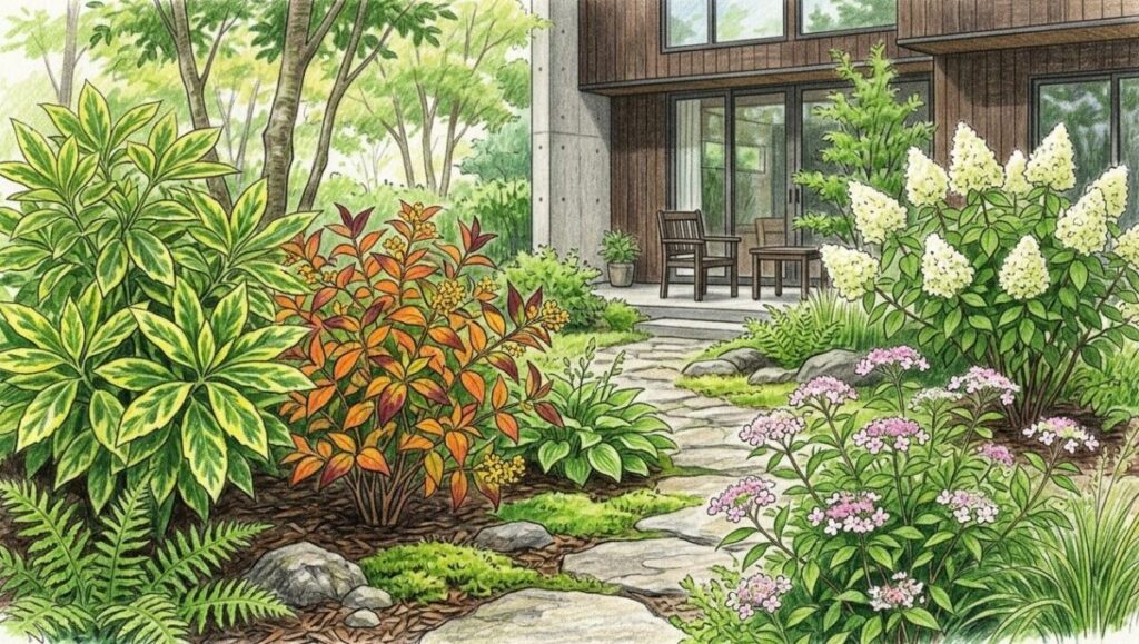 雑木の庭におすすめの低木と選び方