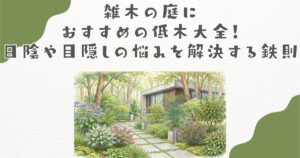 雑木の庭におすすめの低木大全！日陰や目隠しの悩みを解決する鉄則