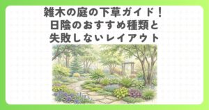 雑木の庭の下草ガイド！日陰のおすすめ種類と失敗しないレイアウト