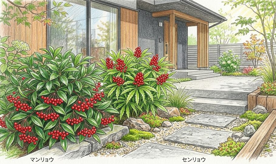 足元を美しく彩る低木の選び方