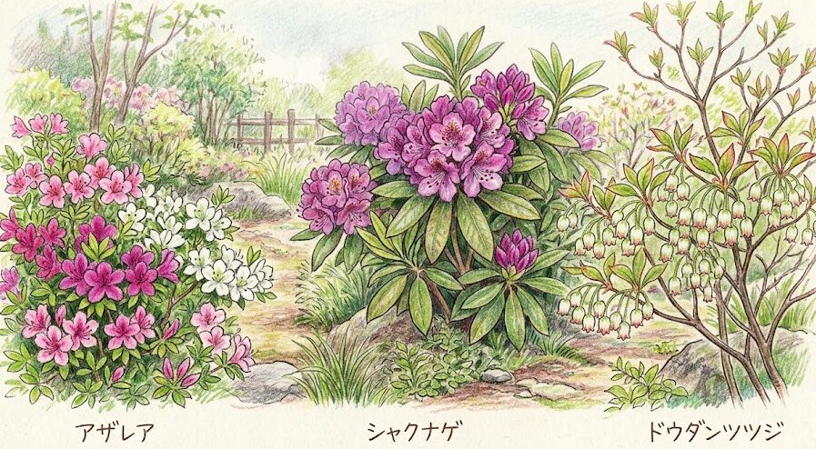 ブルーベリー:相性の良い植物と作る酸性土壌