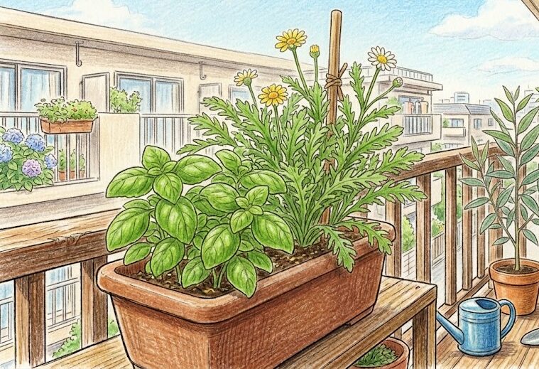 家庭菜園のコスパ最強プランター:害虫忌避に役立つコンパニオンプランツ