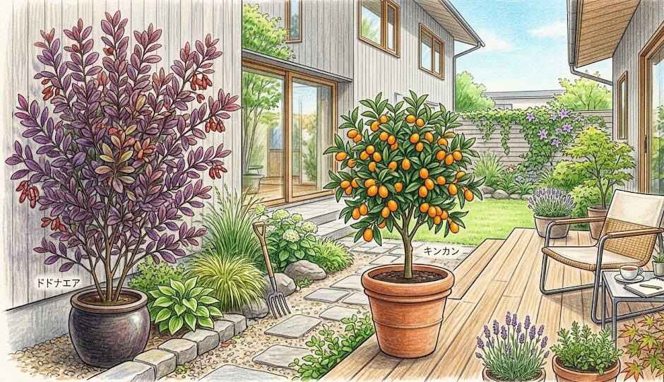 雑木の庭におすすめの低木：プライバシーを守る目隠し向きの種類