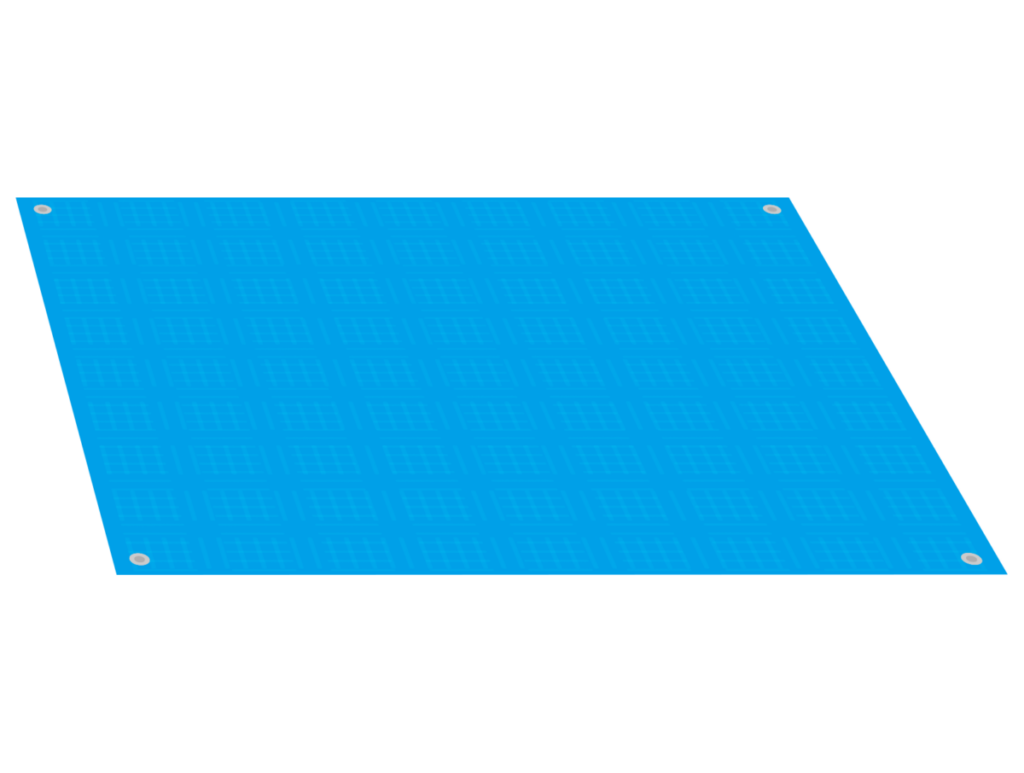 庭のプール下に敷くマット：100均のレジャーシート等を代用する工夫