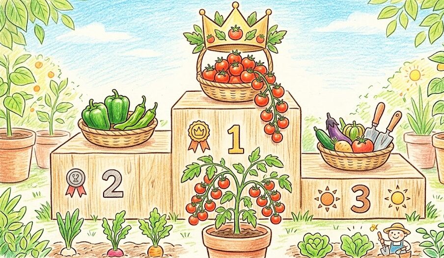 家庭菜園で元が取れる野菜：収益性が高い夏野菜ランキング