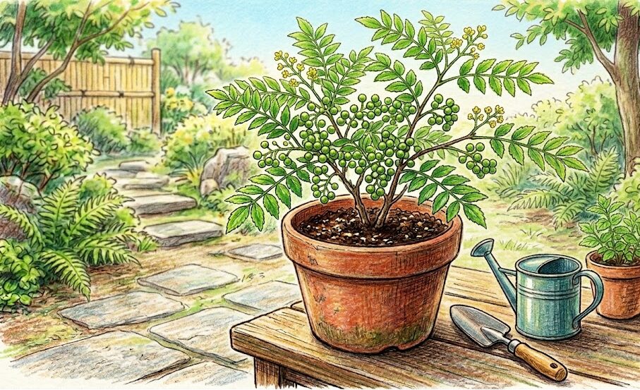 プランターで山椒を育てる：失敗しない朝倉山椒の接ぎ木苗選び