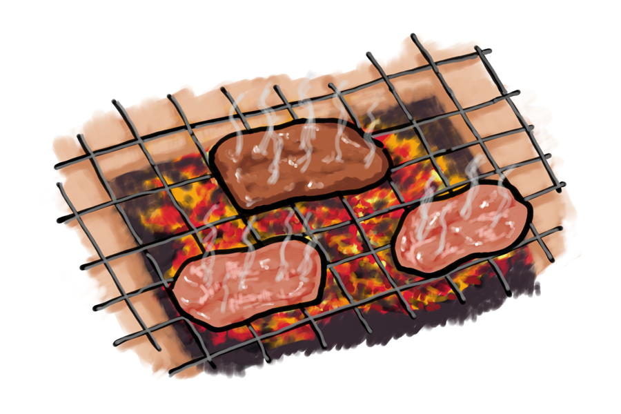 庭のバーベキューの煙対策：食材選びと低温での焼き方のコツ