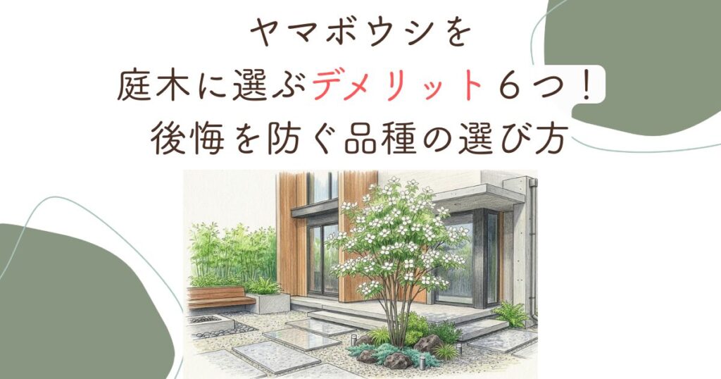 ヤマボウシを庭木に選ぶデメリット６つ！後悔を防ぐ品種の選び方
