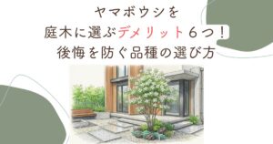 ヤマボウシを庭木に選ぶデメリット６つ！後悔を防ぐ品種の選び方
