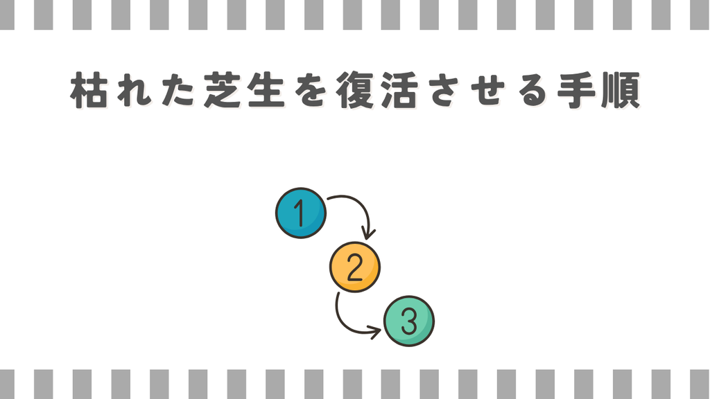 リキダス:枯れた芝生を復活させる手順